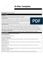 Unit Plan Template