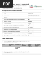 Form 10A - Filed Form