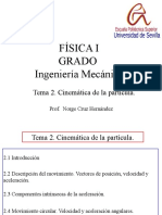 Tema 2 - Cinemática - Grado en Ingeniería Mecánica