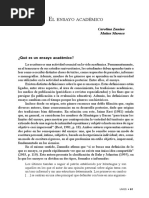 EL ENSAYO ACADÉMICO - Zunino y Muraca. en Carrera...