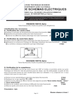 COMPOSITION DE FIN DE TRIMESTRE (Schémas Electriques 3ème AEE)