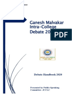 Debating Handbook 2020 PDF