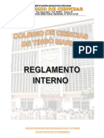 Reglamento Interno - Colegio de Ciencias - Actualizado