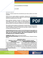 Evaluación Proyectos Académicos Por Áreas