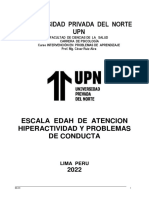 Escala Edah de Observacion de Conducta y Atención