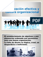 Organización Efectiva y Cultura Organizacional