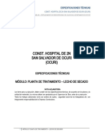 21 Modulo PLANTA DE TRATAMIENTO LECHO DE SECADO