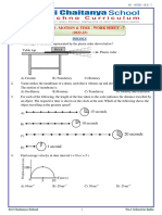 Intso Stso Physics Class Vii Motion and Time Worksheet-7