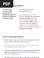 Economizing Problem and Economic Systems (Detailed Notes)