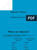 Adjective Clauses