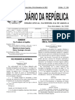 Decreto Executivo 450 Aprova As Normas Curriculares Gerais para Os Cursos de Gradua - o e P - S Gradua - o