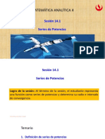 Sesión 14 - 1 - Series de Potencias-Radio e Intervalo de Convergencia