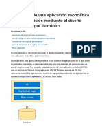 Lectura-Conversión de Aplicaciones Monolíticas en Microservicios Mediante El Diseño Basado en Dominios