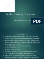 Lecture 05 (Metal Forming Processes)