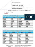 Liste Affichage de Formateur en Langue Française RH 168-22