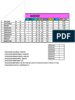 Project Excel Marksheet