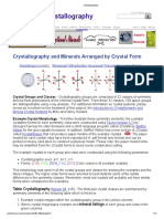 Crystallography With Paper Model