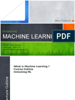 Machine Learning: Introducing