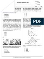 Bateria de Exercícios - Física (ONDULATÓRIA)