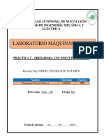 Práctica 7 Máquinas de CNC FIME