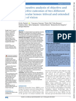 Trifocal and Extended Range of Vision