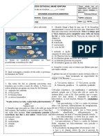 Avaliação Ciências 3bim 9°ano