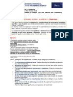 Clases 9o. Año Semana 4 1P 2Q Lengua y Literatura