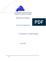 2022 Programa Tecnicas de Comunicacion Vigente