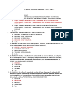 Balotario de Preguntas Curso de Seguridad Ciudadana y Fuerza Publica