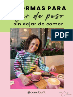 Ebook 27 Formas para Bajar de Peso Sin Dejar de Comer