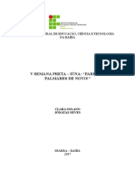 Relatório Semana Preta - Instituto Federal Da Bahia