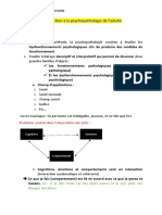 Introduction À La Psychopathologie de L'adulte