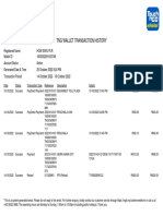 TNG Ewallet Transactions