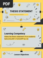 Thesis Statements 1