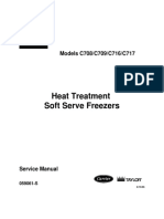 Heat Treatment Soft Serve Freezers: Models C708/C709/C716/C717