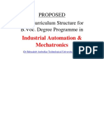 Industrial Autoation and Mechatronics