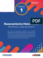 Razonamiento Matemático - Sesión 01