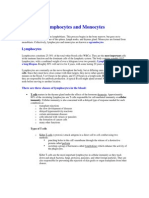 Lymphocytes and Monocytes