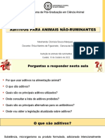 Aditivos para Animais Não-Ruminantes