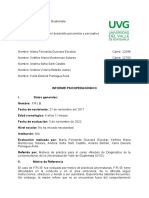 INFORME PSICOPEDAGÓGICO Lectoescritura