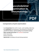 Musculoskeletal Examination Under Graduates