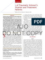 AJO Do Not Copy: The Spectrum of Traumatic Schmorl's Nodes: Identification and Treatment Options in 3 Patients