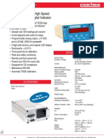 Model 9860 TEDS High Speed Self-Configuring Digital Indicator