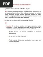 Actividad de Afianzamiento Español Guia 2