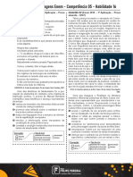 Lista de Questões Competência 5 - Habilidade 16 - ERROS (1, 4, 5, 15)