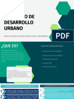 Instituto de Desarrollo Urbano: Especificaciones Técnicas para Estudios Topográficos