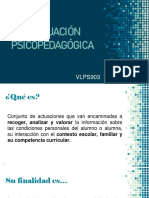 Evaluación Psicopedagógica 1