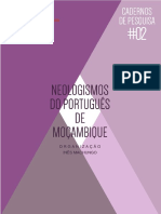 Caderno No 2 - Neologismos Do Português Moçambicano