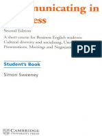 Communicating in Business - Student Book