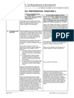 V16 and V17 TAX-2001 (Preferential Taxation 1)